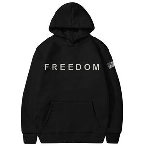 π€New Black Freedom Hoodieπ€